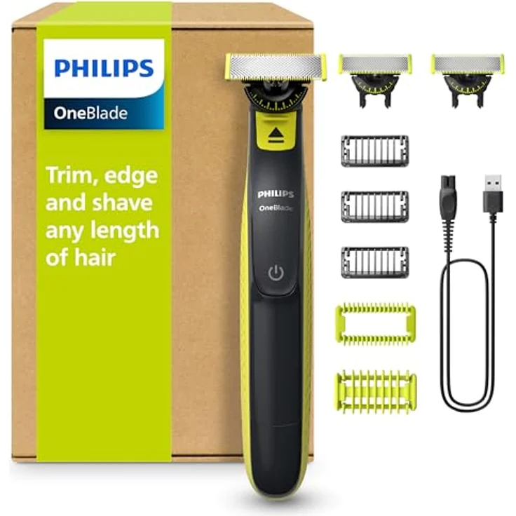 Philips OneBlade 360, Elektrischer Bartschneider mit Präzision Pflege, schwarz – Bild 2