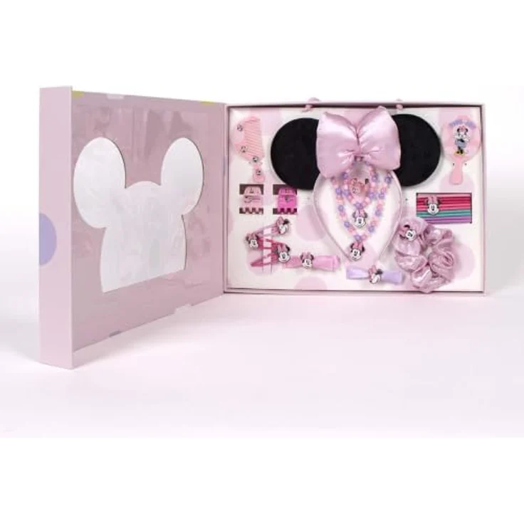 Disney Haargummi Minnie Makeover, Schmuck- und Haarzubehör-Set für täglichen Einsatz, modern und funktional – Bild 4