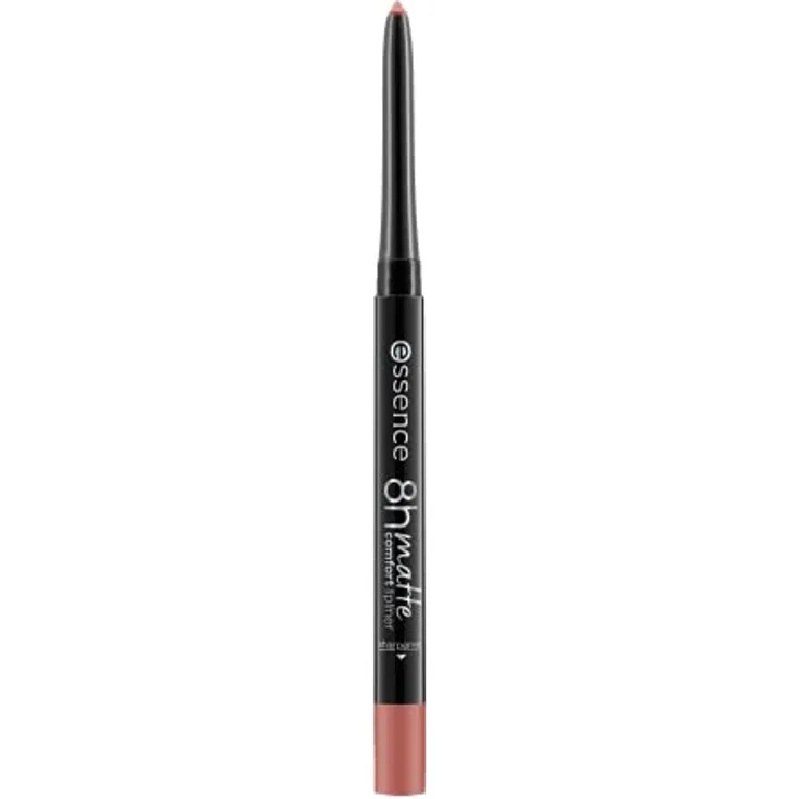 essence 8h matte comfort lipliner, Lip Pencil, Lippenkonturenstift, Nr. 04 Rosy Nude, nude, sofortiges Ergebnis, langanhaltend, matt, vegan, wasserfest, Mikroplastik Partikel frei (0,3g)