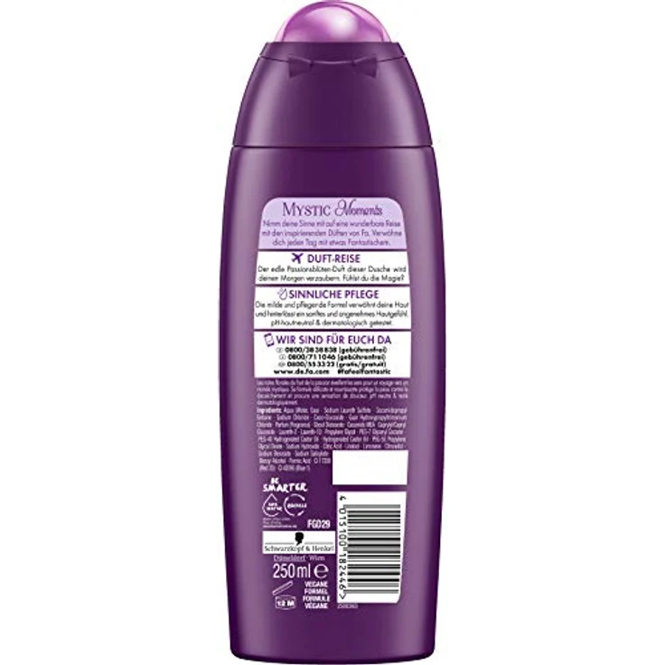 FA Duschcreme Mystic Moments mit Passionsblüten-Duft 6 x 250 ml – Bild 3
