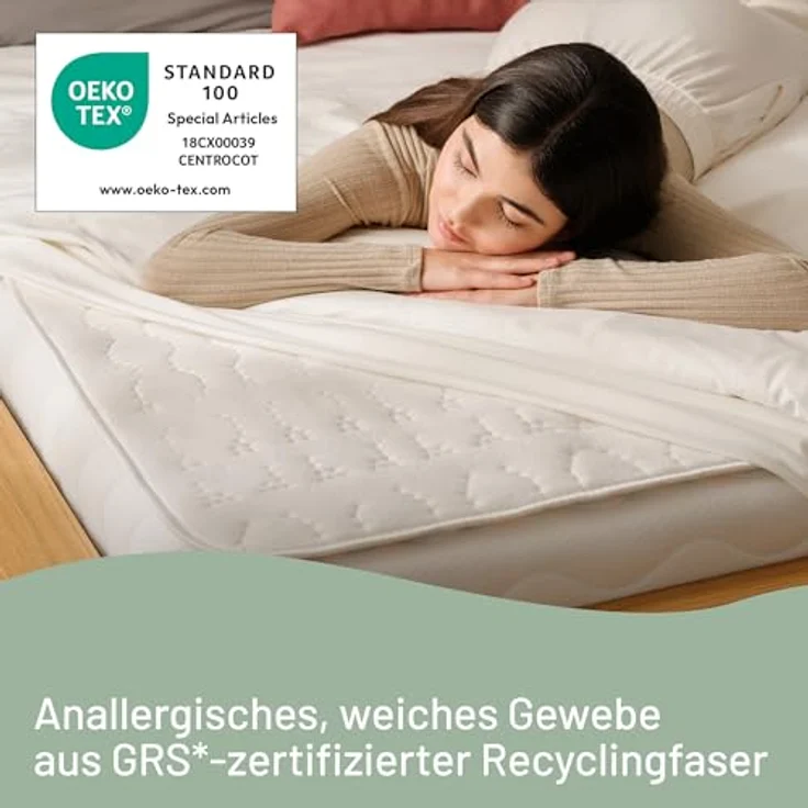 Imetec Heizdecke 16965, Wärmematte mit 6 Temperatureinstellungen, Schnellaufheizfunktion und integrierter Abschaltautomatik, 160x150 cm, Polyester – Bild 4