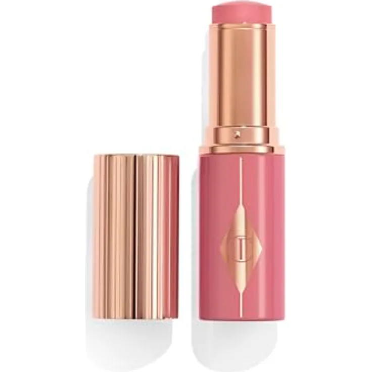 Charlotte Tilbury Unreal Blush Healthy Glow Stick, Rouge & Bronzer mit buildable Formula, 9g, Rosy Glow