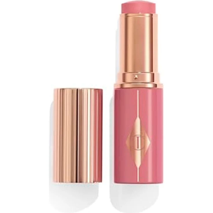 Charlotte Tilbury Unreal Blush Healthy Glow Stick, Rouge & Bronzer mit buildable Formula, 9g, Rosy Glow