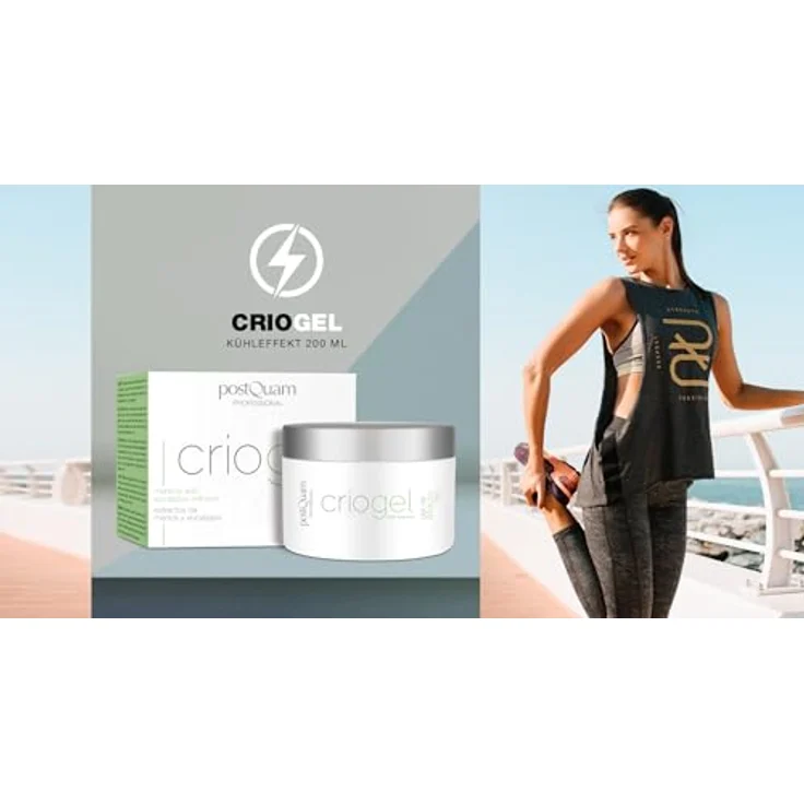 Postquam - Kühlendes Anti-Cellulite Gel bekämpft Cellulite kräftigt und entspannt die Beine 200 ml – Bild 2