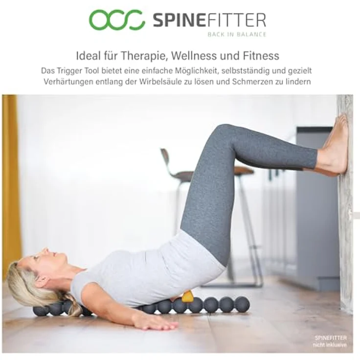 SISSEL SPINEFITTER® Trigger Tool, Massagegerät zur gezielten Lockerung von Triggerpunkten, melonengelb – Bild 5
