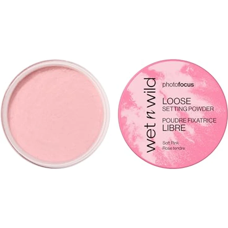 Wet n Wild PhotoFocus loser Puder, Soft Pink, 20 g – mattierend, aufhellend, fixiert Make-up, verleiht Weichzeichnungseffekt – Bild 4