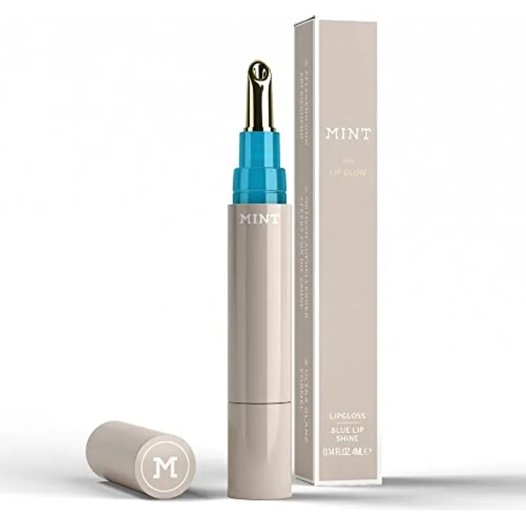 MINT Lipgloss pH Blue Lip Glow - Lipgloss - Mit Sofort-Whitening-Effekt für die Zähne - (1 x 4 ml) - By Dr. Mintcheva…