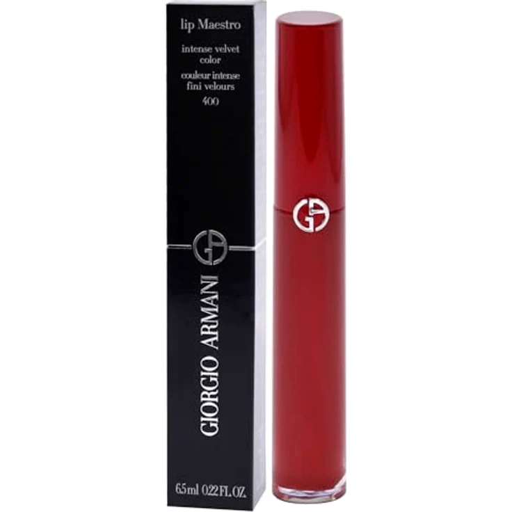 Giorgio Armani Lip Maestro Lippenfarbe Nr. 400, 6,5ml - Glänzendes Finish, Ansprechendes Design – Bild 4