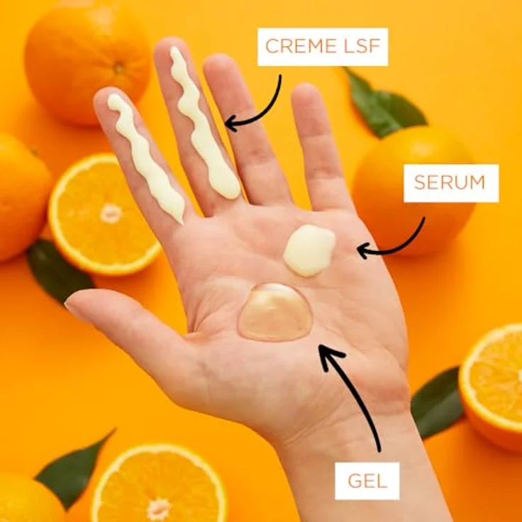 EVELINE Vitamin C 3x Action Gesichtscreme, feuchtigkeitsspendend und schützend mit SPF50, 30ml – Bild 8