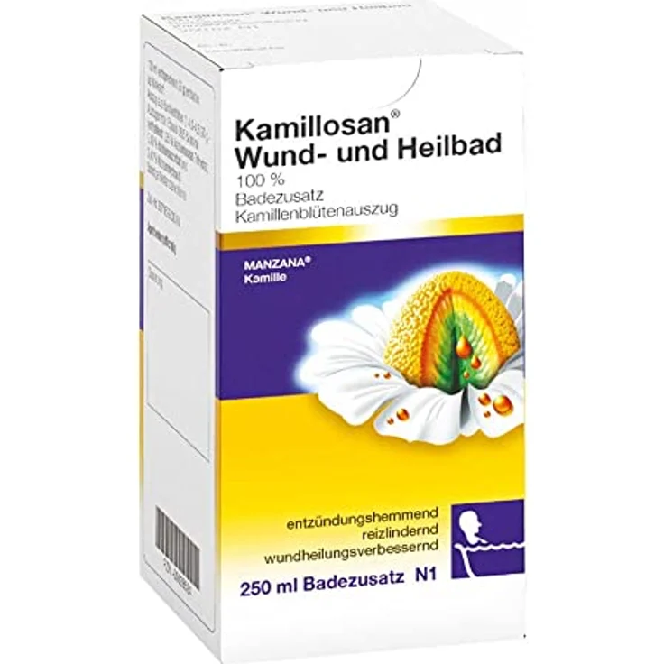 Kamillosan Wund- und Heilbad, 250ml, beruhigende Badezusätze für die Hautpflege – Bild 1
