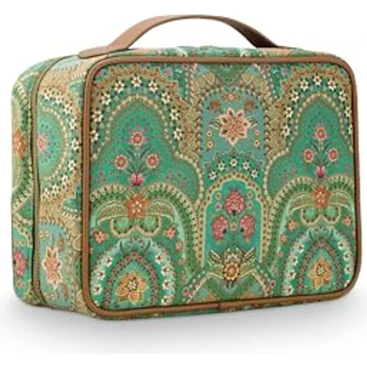 Pip Studio Casey Beauty Case Jabali Green, geräumig und robust, 27x10x19cm mit praktischem Design – Bild 2