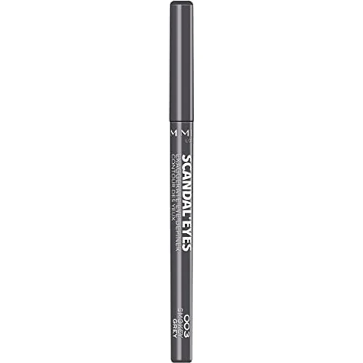 Rimmel ScandalEyes Exaggerate, automatischer Konturstift für Damen, wasserfest, Farbton 003 Smokey Grey, 0,35 g – Bild 1