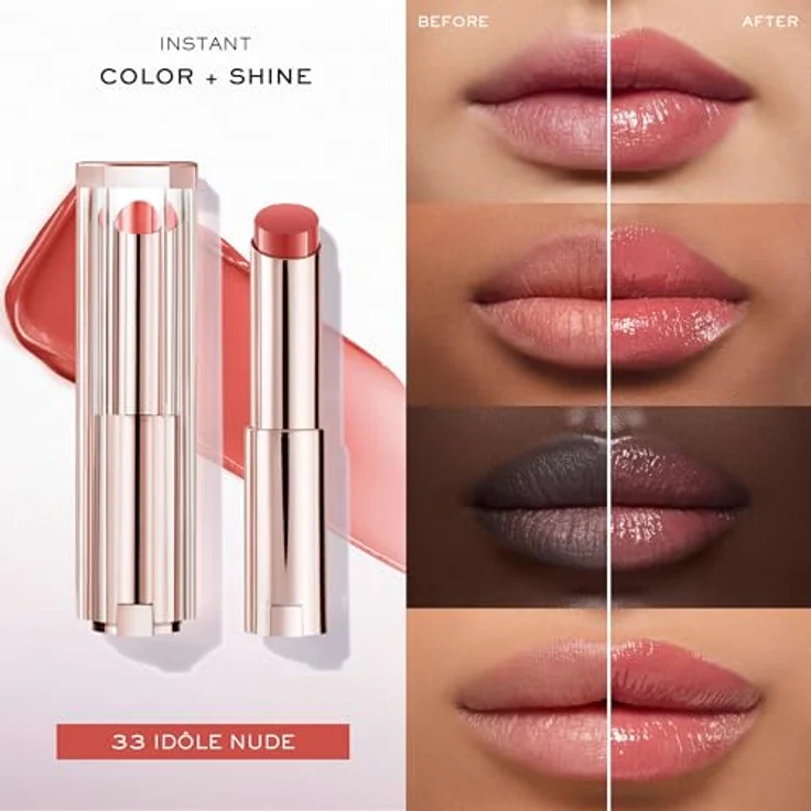 Lancôme Lip Idole Butterglow, Hydratisierendes Lipgloss in Farbton 33, 3 g, feuchtigkeitsspendende Lippenpflege – Bild 4