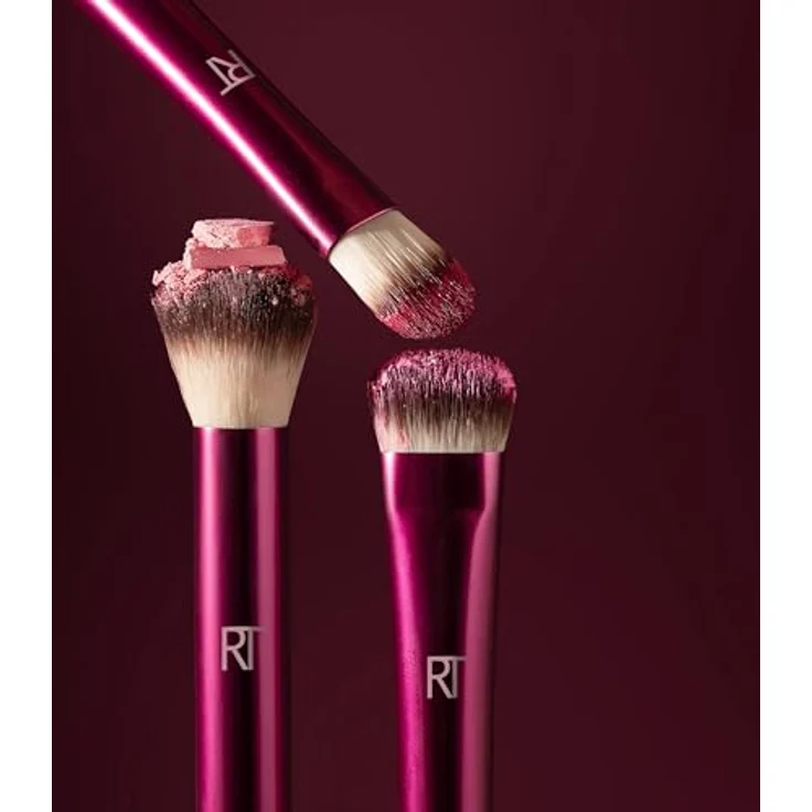Real Techniques Cherry On Top MesmerEyes Augen-Make-up-Pinselset, Profi Pinsel Set für Damen, 3 St. – Bild 6