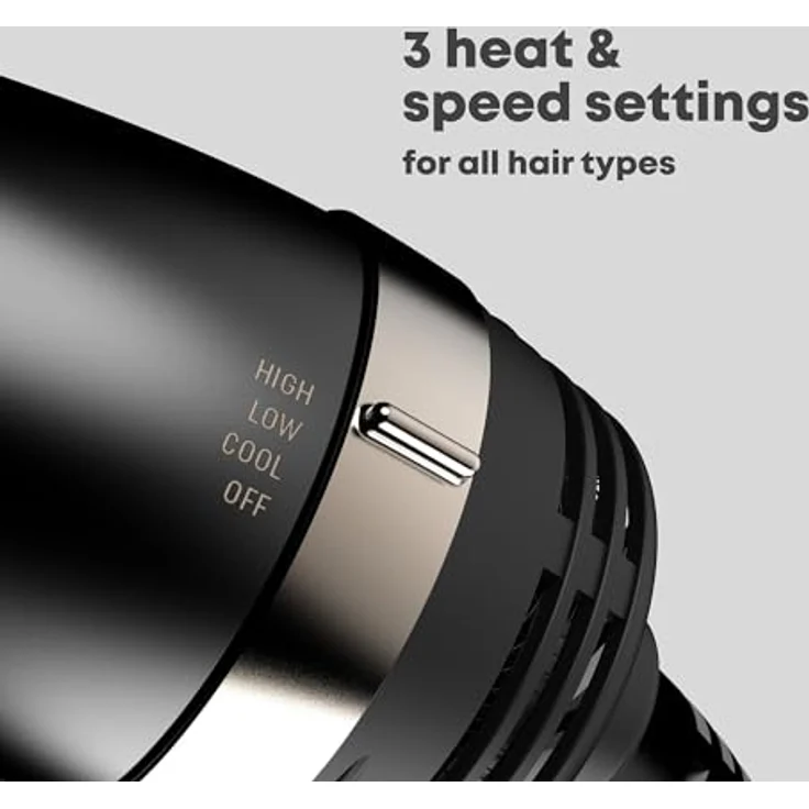 Revamp Professional Styler Volume Blow Dry Hot Air DR-1950AX-EU, Warmluftbürste mit 900 Watt, ergonomischem Griff und Ionen-Technologie für glänzendes Haar – Bild 5