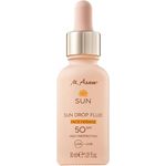 M. Asam SUN Drop Fluid LSF 50, Pflegendes Sonnenschutzserum fürs Gesicht mit Aloe Vera & Hyaluron, vegan, 30 ml