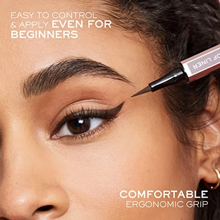 Lancôme Lash Idôle Liner, Wasserbeständiger Eyeliner für Damen, 02 BROWN, 1 ml mit ultra-dünnem Applikator – Bild 4