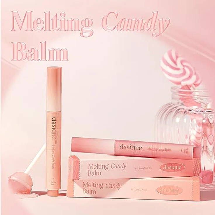 Dasique Melting Candy Balm Lippenbalsam 03 Rose Milk Tea, intensiv pflegend mit hohem Glanz, 1.5 g – Bild 2