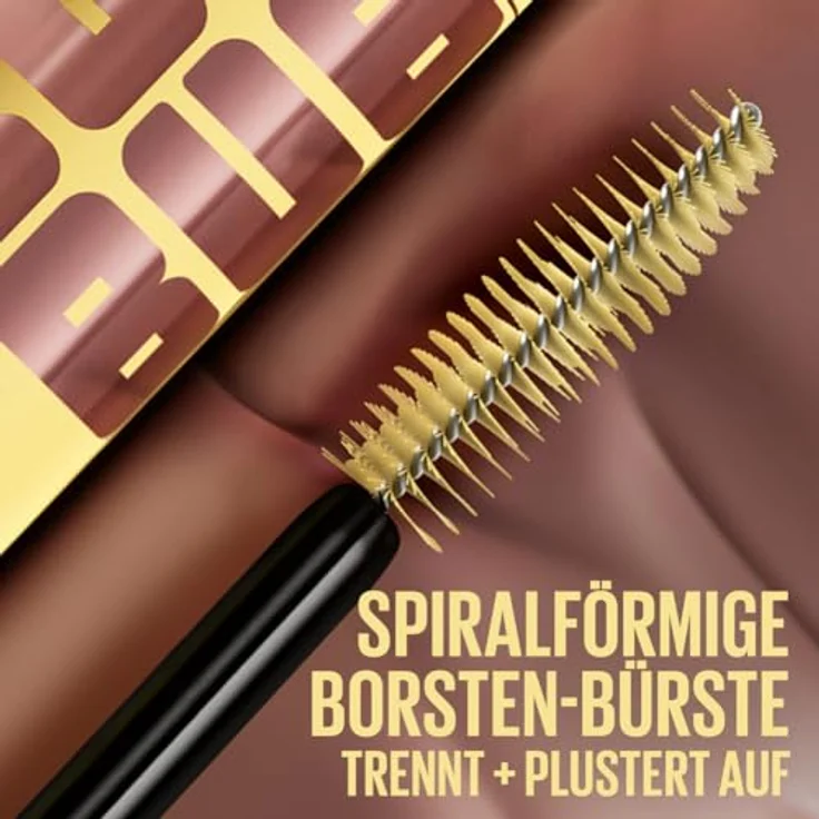 Maybelline New York Colossal Bubble Mascara, Aufbaubare Wimperntusche mit spiralförmiger Bürste für maximales Volumen, Farbe: Schwarz, 10 ml – Bild 5