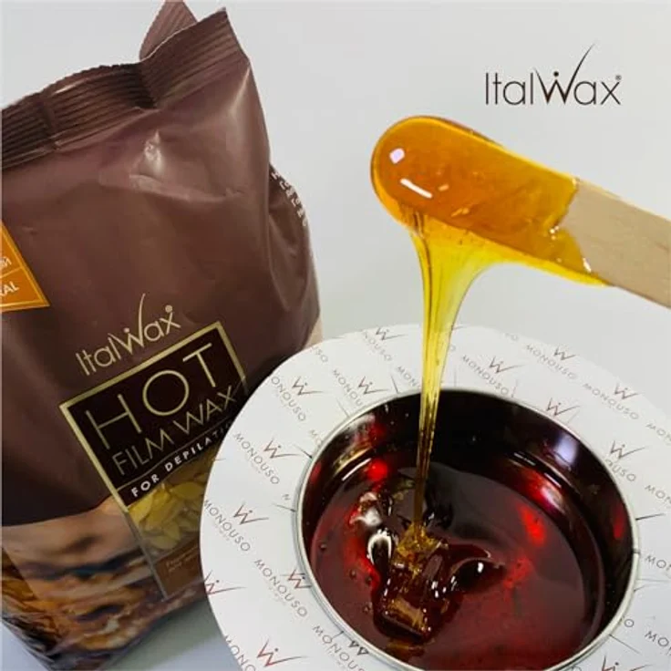 Italwax Film wax Wachsperlen Nature 1 kg Heißwachs – Bild 7