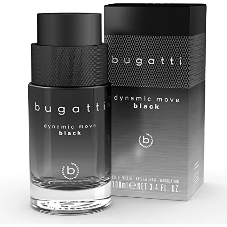 bugatti Parfüm Herren Dynamic Move Black 100ml I Orientalisch-holziges Eau de Toilette Herren I sinnlich-starke Kombination aus Kaschmirholz, Moschus & Litschi I fruchtig, frisch & holzig-warm – Bild 1