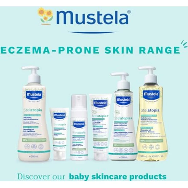 Mustela Stelatopia Cleansing Oil FRANKREICH Karton 1 Stueck x 500 ml mit reinigender Wirkung – Bild 8