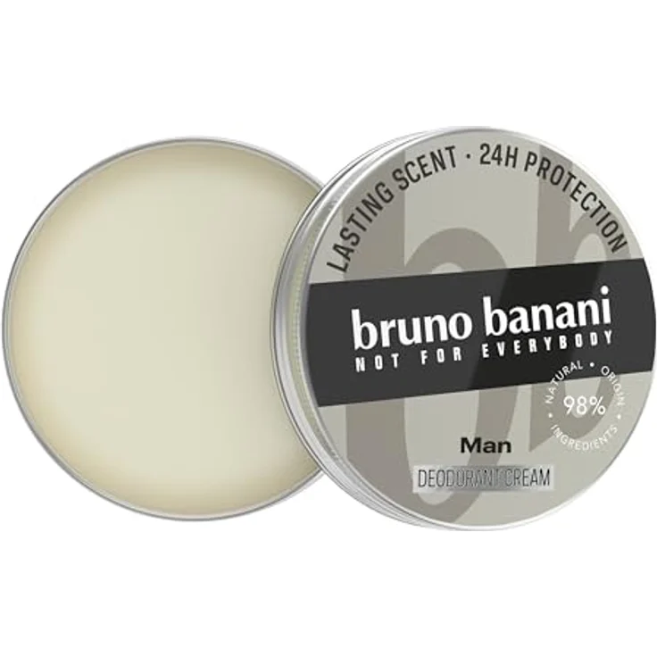 bruno banani Deo Creme Man, 24-Stunden-Creme-Deodorant für Männer, 40ml, mit Duftnoten von Lavendel, Nelken und Tonkabohne – Bild 2