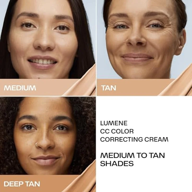 Lumene CC Color Correcting Cream, Getönte Tagescreme für ein einheitliches Hautbild, SPF 20, Farbton 5 Deep Tan (Warm), 30 ml – Bild 6