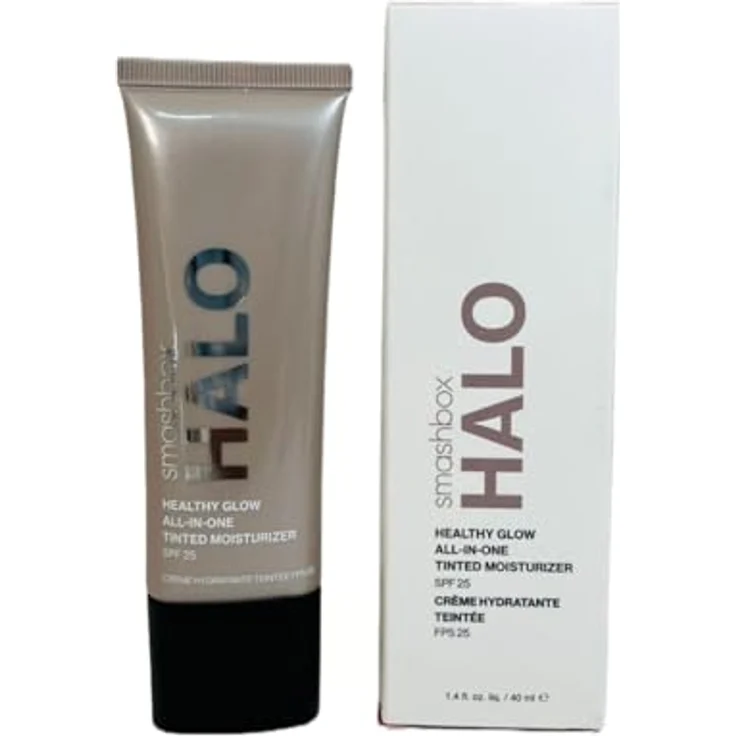 Smashbox Halo Healthy Glow All-in-One Tinted Moisturizer SPF 25, getönte Feuchtigkeitscreme mit aufhellender Wirkung, Farbton Fair Light, 40 ml – Bild 2