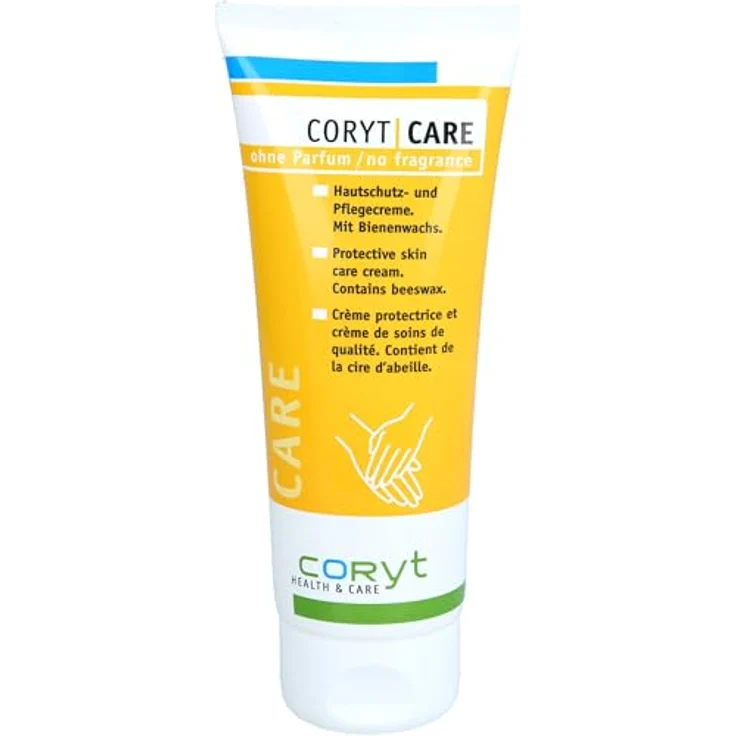 CORYT Coryt Care Hautschutz- und Pflegecreme mit Bienenwachs, 100 ml, ohne Parfum - Dermatologische Hautpflege aus der Apotheke
