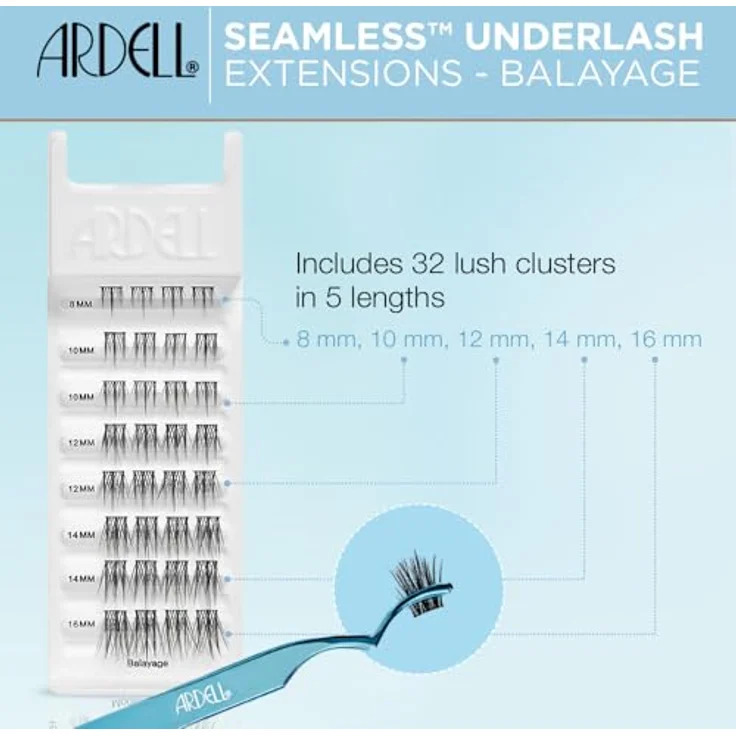 Ardell Seamless Refill Light Modern, Künstliche Wimpern Balayage, 32 St., Natürliches Aussehen, Leichtes Wimpernband – Bild 3