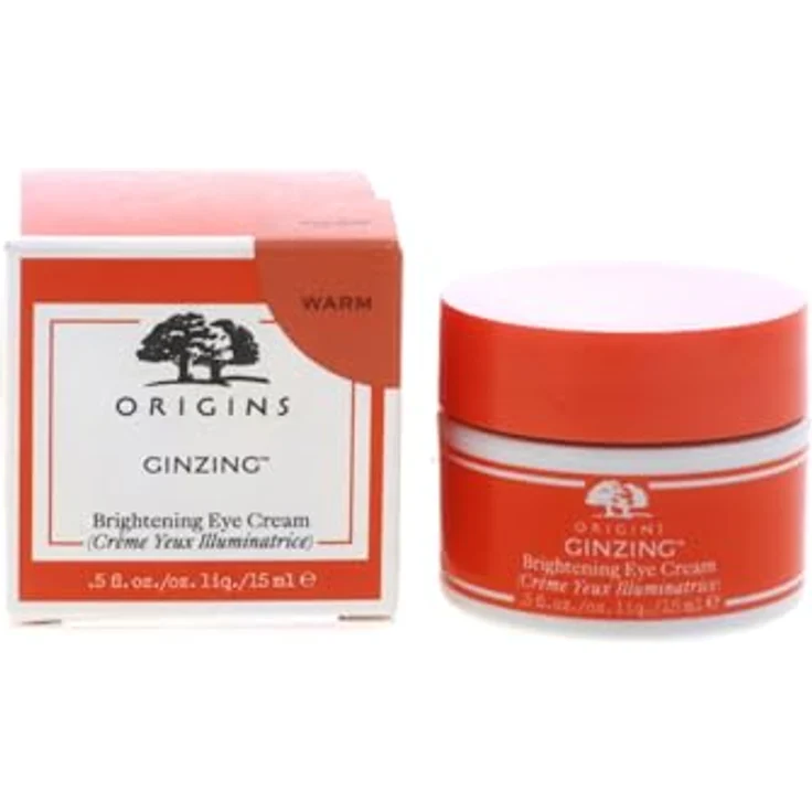 Origins GinZing Refreshing Eye Cream to Brighten and Depuff - Warm, 15 ml - Straffend, langlebig – Bild 1