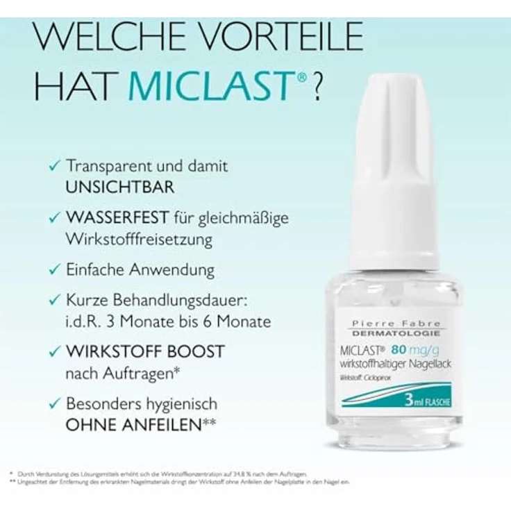 MICLAST 80 mg/g wirkstoffhaltiger Nagellack 3 ml – Bild 3