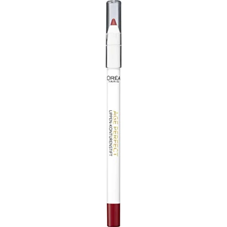 L'Oréal Paris Age Perfect Lippen-Konturenstift in Nr. 394 flaming carmin, Lipliner in kräftigem rot, 3er Pack (3 x 1,2 g) – Bild 1