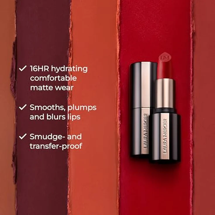 Laura Mercier Caviar Smoothing Matte Lipstick 610 Blush Chenille, 3.4g Lippenstift mit mattem Finish – Bild 5