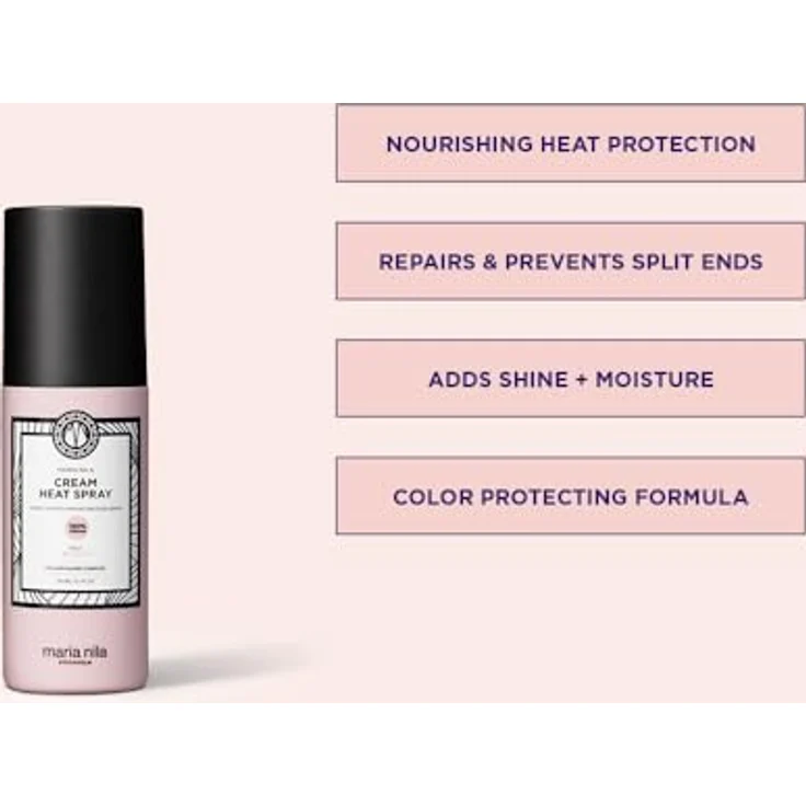 Maria Nila Style & Finish Cream Heat Spray Hold 1/5 150 ml, Hitzeschutz – Bild 2
