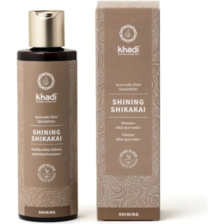 Khadi Naturkosmetik Ayurvedisches Elixier Shampoo Shining 200 ml – Bild 2