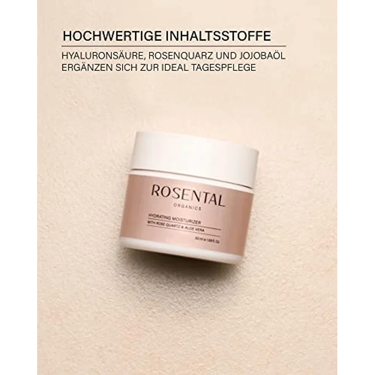 Rosental Organics Pflege Gesichtspflege Crystal Radiance Essential Moisturizer 50 ml Tagespflege für Damen und Herren – Bild 3