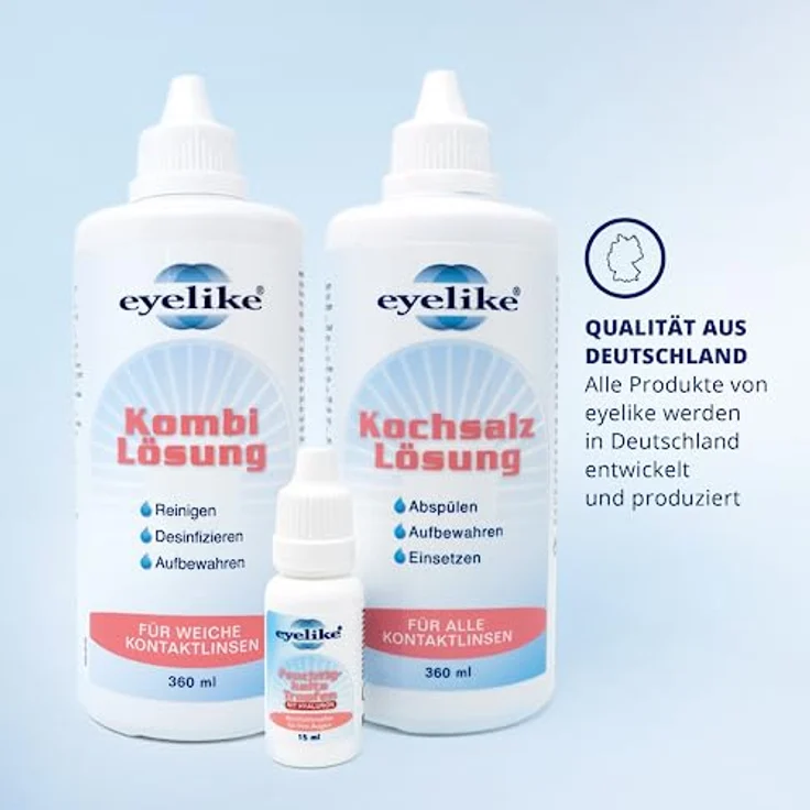 Eyelike Kombi-Lösung 360ml All-in-One-Lösung zur Reinigung, Desinfektion & Aufbewahrung – Bild 8
