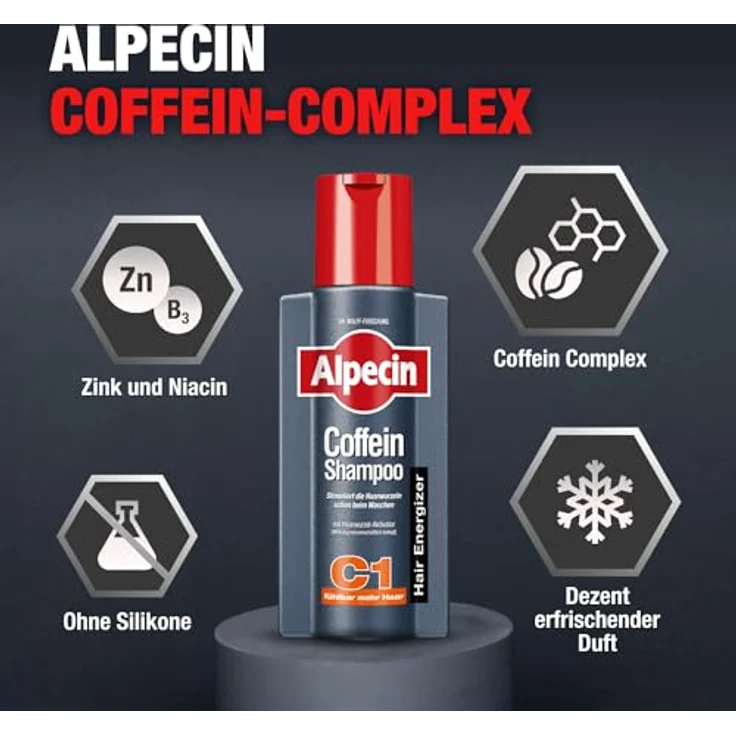 Alpecin C1 Coffein Shampoo 375 ml – Bild 3