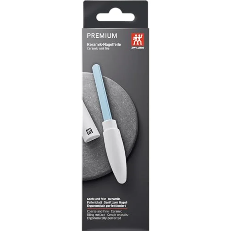 Zwilling Twinox Nagelfeile, Keramik, weiß Nagelfeile 1 Stück – Bild 5
