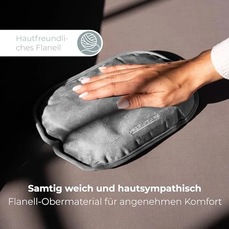 ProfiCare® PC-EWF 3150, elektrische Wärmflasche ohne Wasser, kurze Aufheizzeit bis 65°C, automatische Abschaltung, weicher Flanell-Bezug, sicher und hygienisch – Bild 3