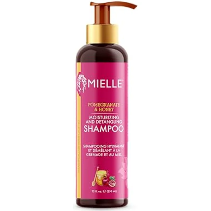 Mielle Pomegranate Honey Moisturizing Detangling Shampoo, sulfatfrei, 355 ml