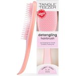 Tangle Teezer Ultimate Detangler Haarbürste für lockiges Haar, zweistufige Borsten zur Lockendefinition und Frizzreduzierung, speziell für 3C-4C Haar, Mango & Rosa