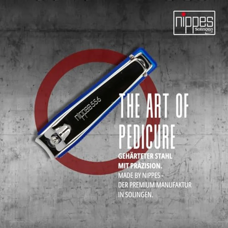Nippes Solingen Nagelknipser, Inkl. Nagelfang, Kunststoff, 6 cm, Blau, 556 E – Bild 6
