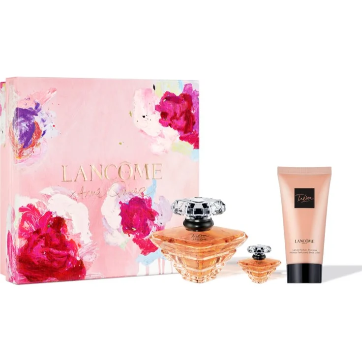 Lancôme Trésor Geschenkset für Damen, Eau de Parfum 30 ml & 7,5 ml, parfümierte Bodylotion, luxuriöse Ausführung