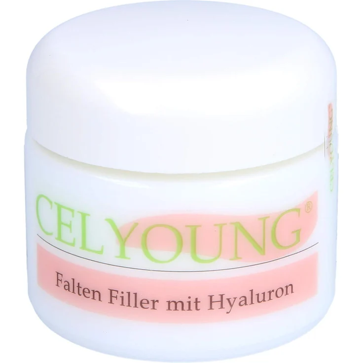 Celyoung Falten Filler Gesichtscreme mit Hyaluronsäure, 100 ml Nachtcreme für alle Hauttypen – Bild 1
