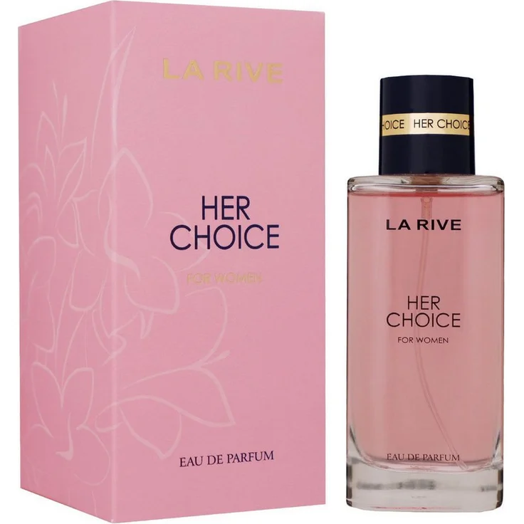La Rive Her Choice, Eau de Parfum 100 ml, blumig-süßer Duft mit Orangenblüte und Vanille