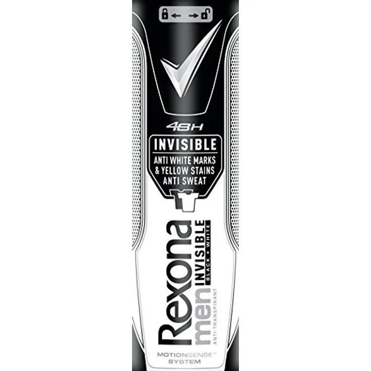 Rexona Men Motionsense Invisible Black white Antiperspirant In Spray 150 ml – Bild 6