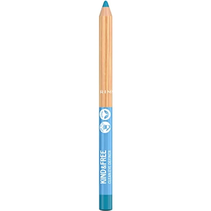 Rimmel Kind & Free Eyeliner, intensiver Liquid Eyeliner in Farbton 6 Anime Blue, 1,1 g – Bild 1